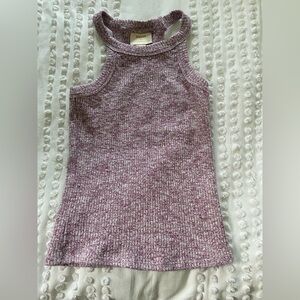 NWOT Maeve Heather High neck Tank Top
